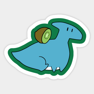 Kiwi Hadrosaurid Sticker